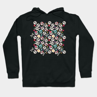 Cute Painted Skull and Bones Hoodie